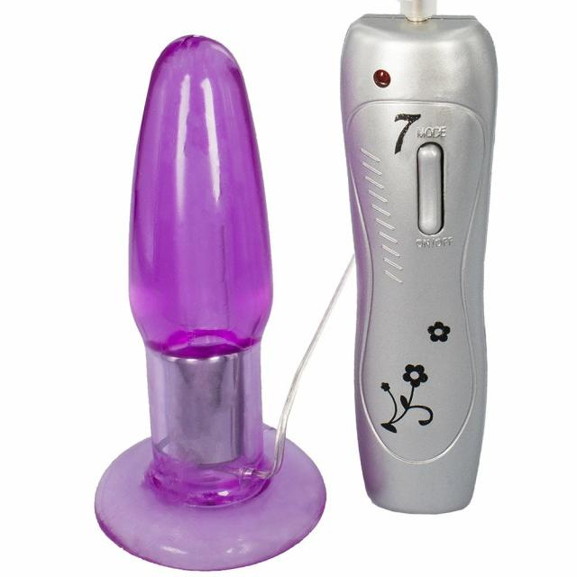 7 Function Purple Vibro Pulsar Butt Plug – 3.5 Inch Butt Plugs