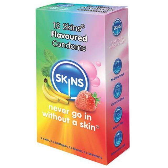 Assorted Flavour Condoms – 12 Pack Condoms