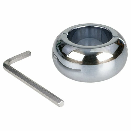 Ball Bully Stainless Steel Oval Ball Stretcher – 3Cm Bondage & Fetish