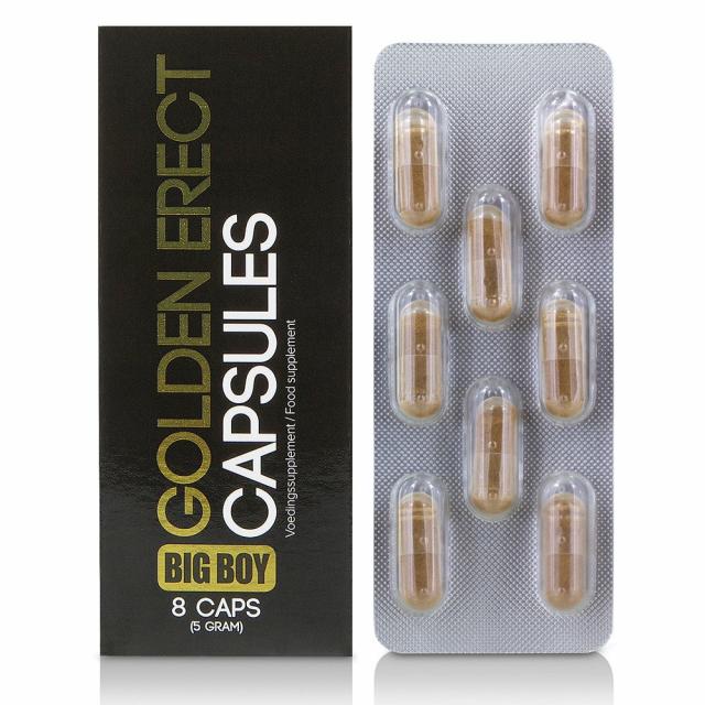 Big Boy Golden Erect Capsules – 8 Capsules Male Sex Aids