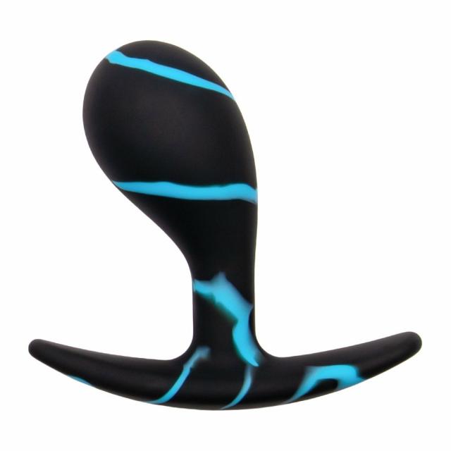 Black Marble Silicone P-Spot Plug – 2.2, 2.5 Or 3 Inch Anal Toys