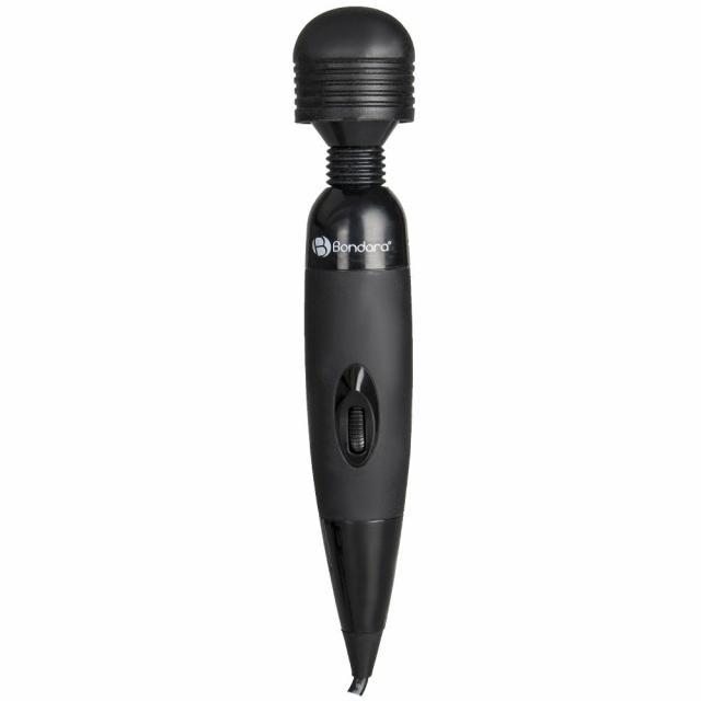 Black Multi Speed Mains Powered Wand Vibrator Massage Wand Vibrators