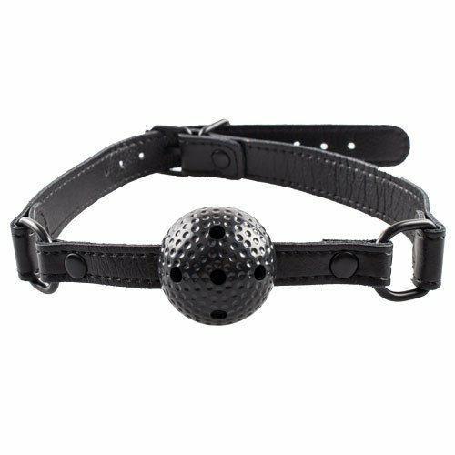 Black Small Vented Ball Gag Ball Gags & Mouth Gags