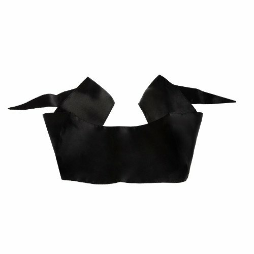 Black Tie Blindfold Scarf Blindfolds, Hoods & Masks