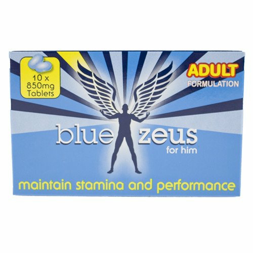 Blue Zeus Sexual Performance Pills – 10 Capsules Male Sex Aids