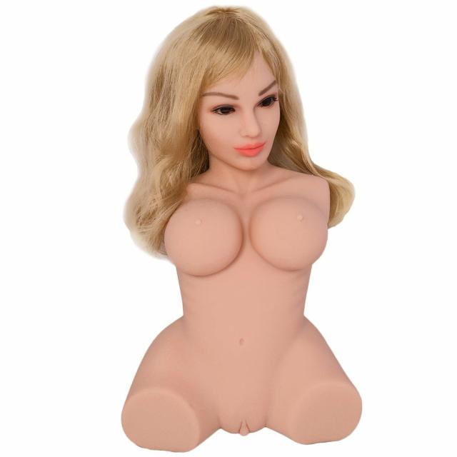 Boss Hot Blonde Large Realistic Torso Pussy Masturbator – 23 Inch Male Sex Toys