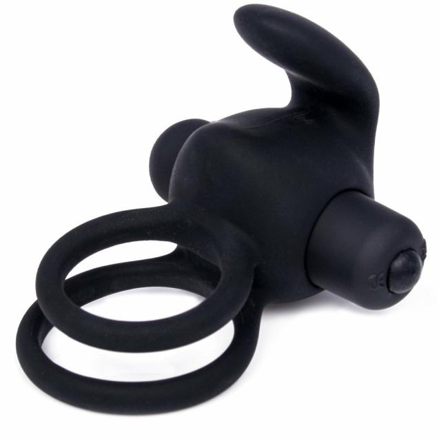 Buzz Bunny 10 Function Vibrating Double Cock Ring Cock Rings