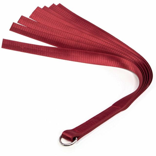 Cardinal Sin Red Ribbon Flogger – 21 Inch Bondage & Fetish