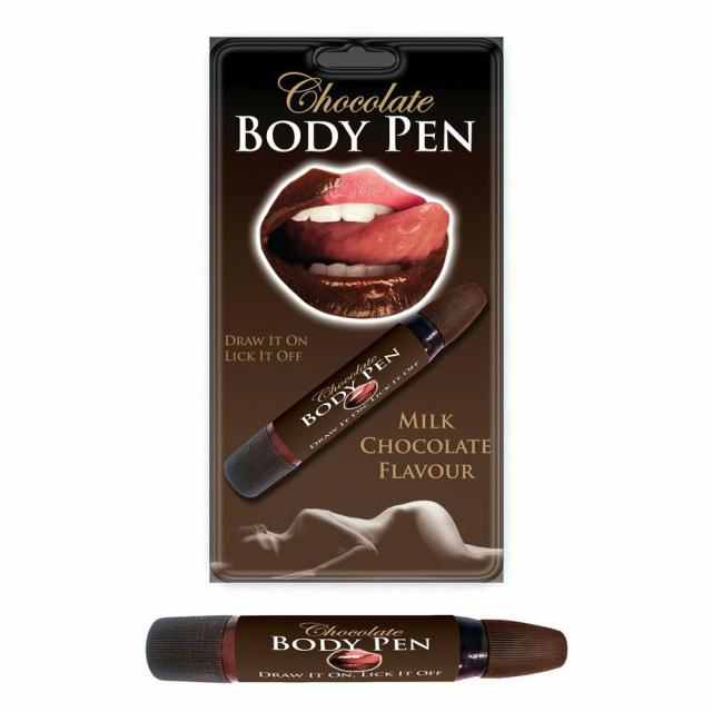 Choc On Choc Milk Chocolate Body Pen Adult Gifts & Games