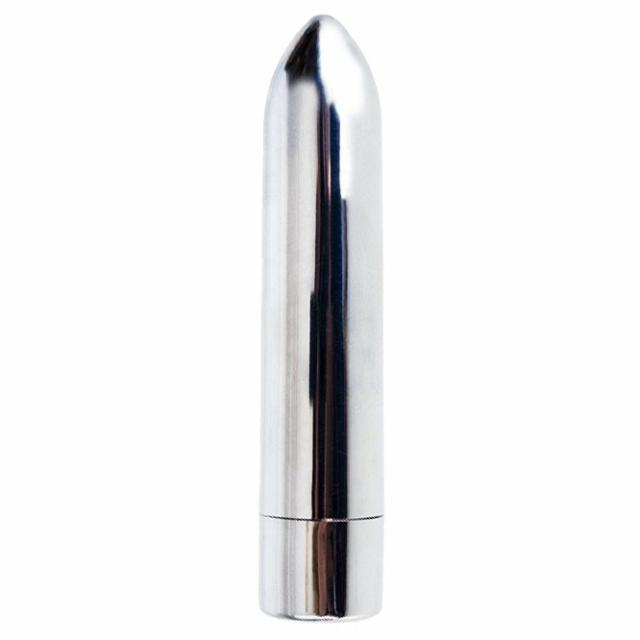 Clit-Rider Silver 10 Function Rechargeable Bullet Vibe Sex Toys