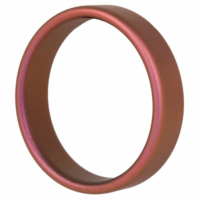 Cosmos Metallic Red Silicone Cock Ring Cock Rings