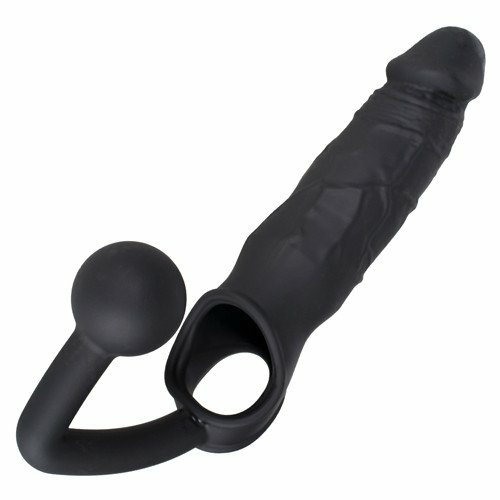 Crusader 2 Inch Cock Extension Sleeve And Butt Plug Anal Toys