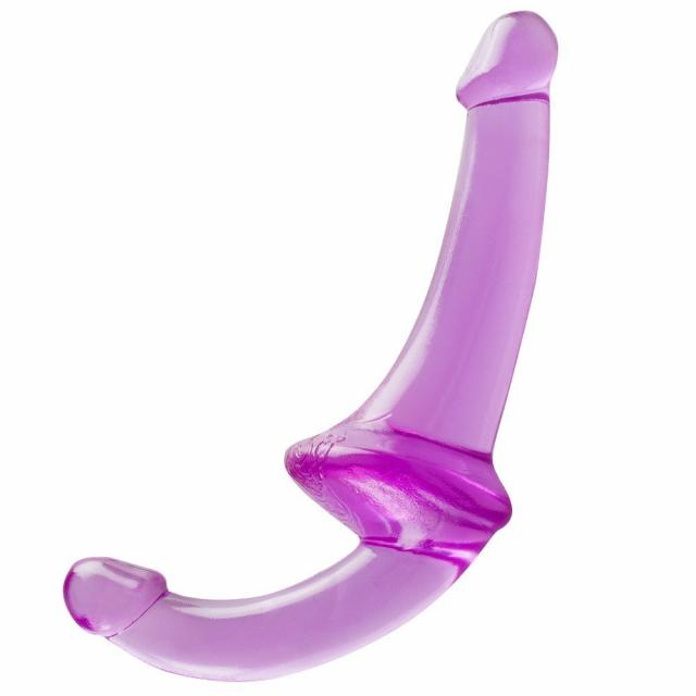 Crystal Clear Curveball Double Ended Dildo – 9 Inch Sex Toys