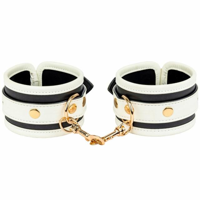 Crystal White Glow In The Dark Handcuffs Bondage & Fetish