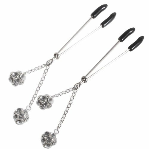 Diamante Pendant Sliding Nipple Clips Nipple Toys & Clit Toys