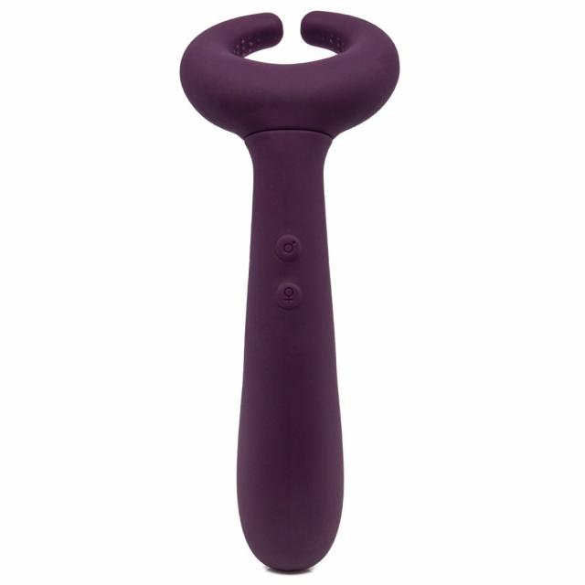 Double Joy Purple 10 Function Double Ended Vibrator Male Sex Toys