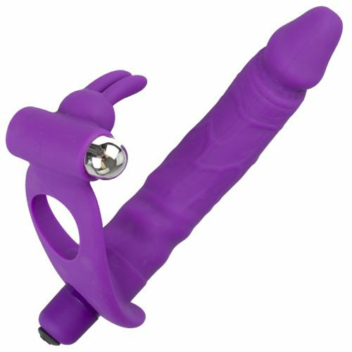 Dual Penetration Vibrating Strap-On – 6.5 Inch Male Sex Toys