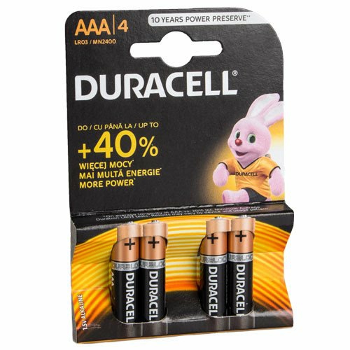 Duracell Aaa Batteries – Pack Of 4 Sex Aids,Lubes & Fun