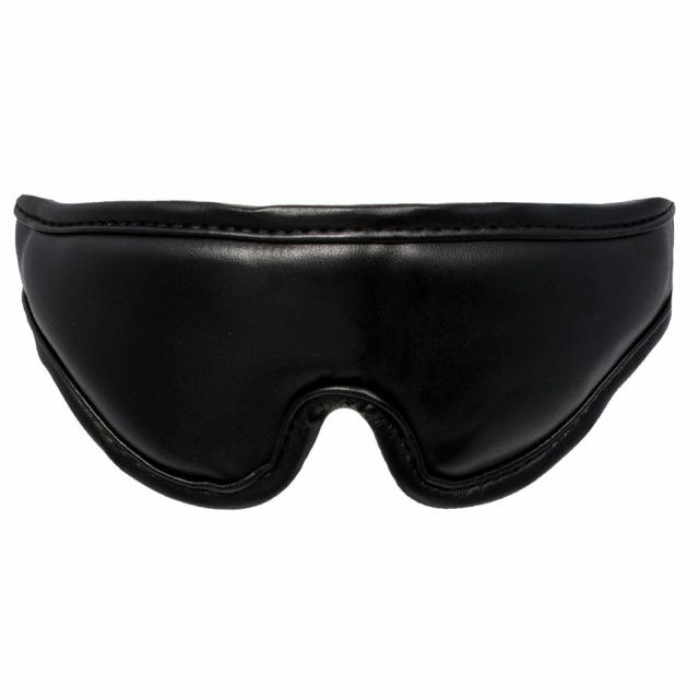 Extreme Comfort Faux Leather Padded Blindfold Blindfolds, Hoods & Masks