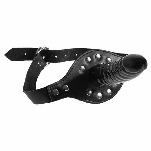 Face Strap-On Dildo Gag – 5.5 Inch Ball Gags & Mouth Gags