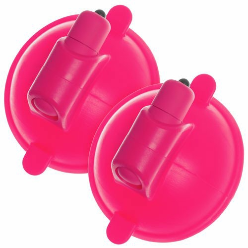 Fizzing Pink Vibrating Silicone Nipple Cups Nipple Toys & Clit Toys