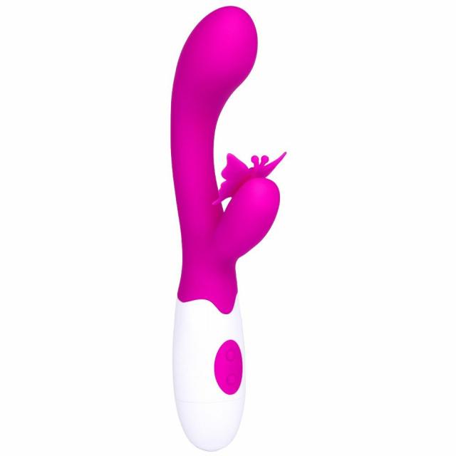 Flutterby Pleasure Pink 30 Function Rabbit Vibrator Rabbit Vibrators