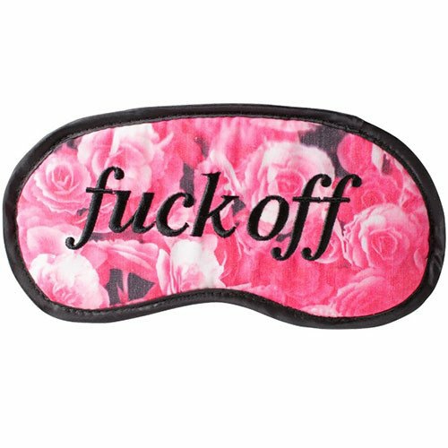 Fuck Off’ Floral Eye Mask Adult Gifts & Games