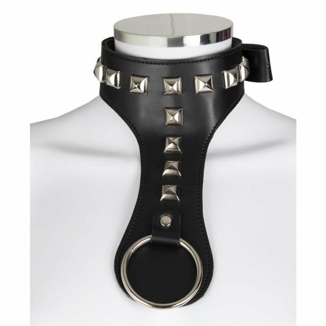 Full Throttle Black Studded Collar Bondage & Fetish