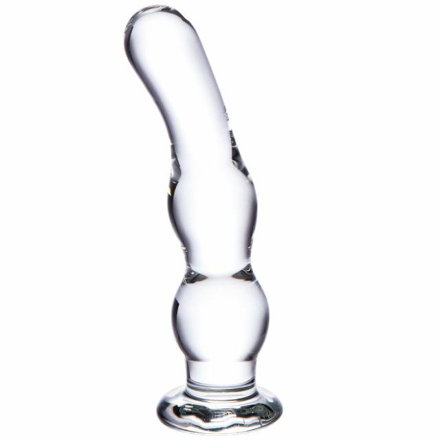 Glass Curved G-Spot Dildo – 5 Inch Butt Plugs