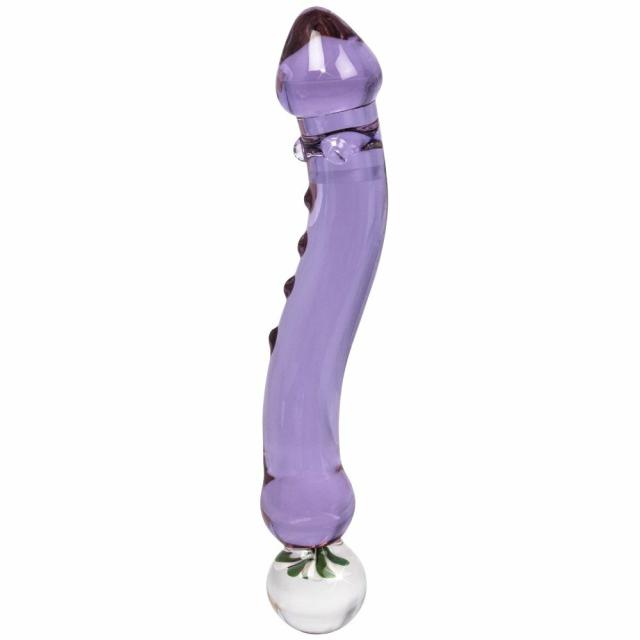 Glass Flower Power Dildo – 8 Inch Dildos