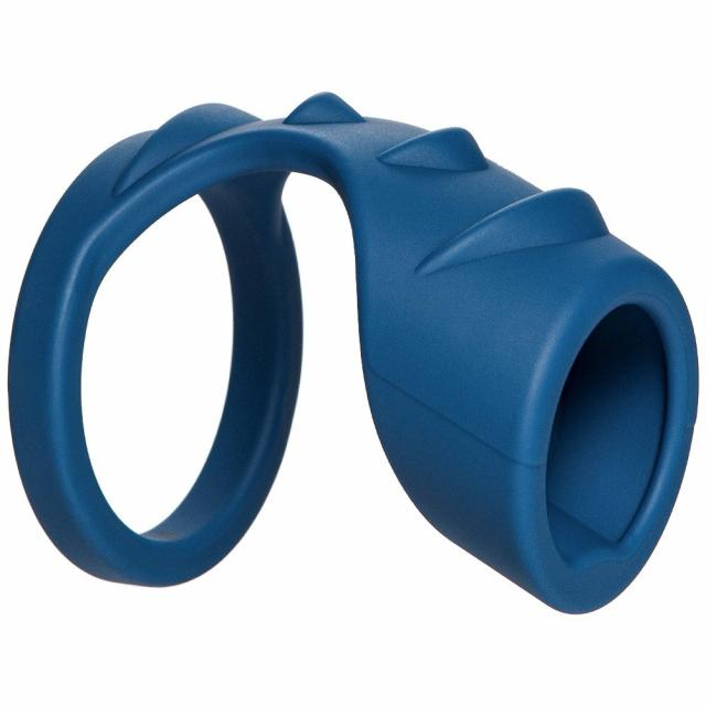 Henchman Blue Silicone Cock Ring And Sleeve Cock Rings