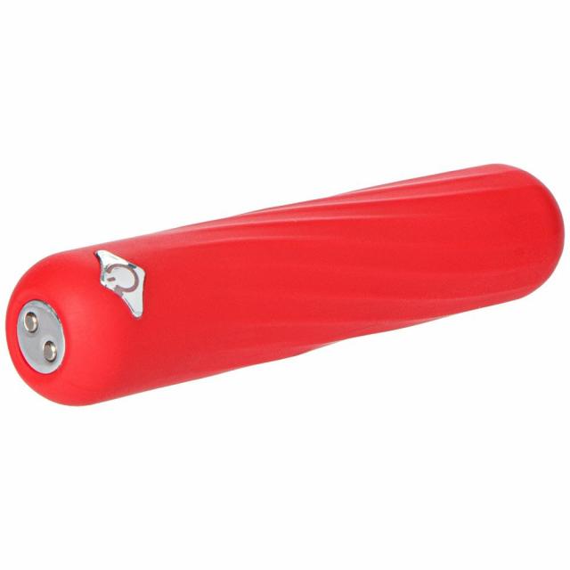 I Heart U Red Silicone 10 Function Bullet Vibrator Sex Toys