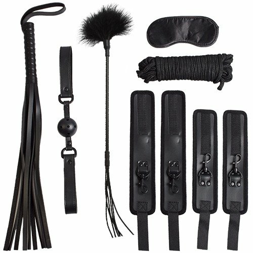 Intermediate Soft Black Bondage Kit Bondage & Fetish