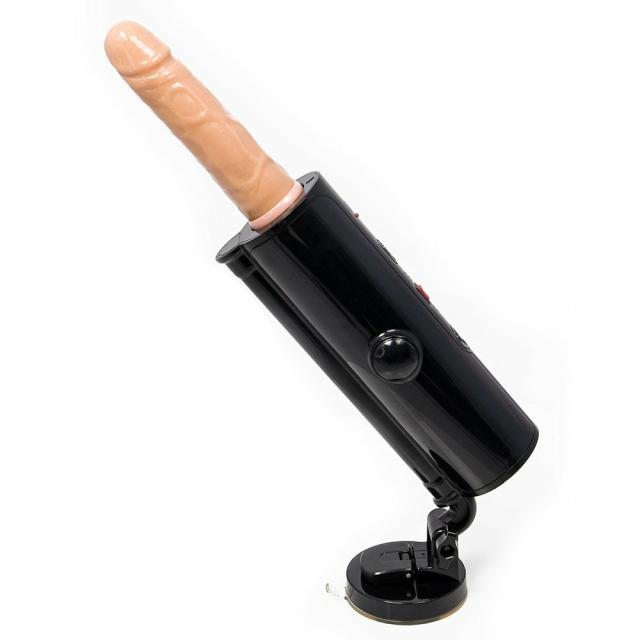 Internal Velocity Black Sex Machine With Dildo – 5.5 Inch Bondage & Fetish