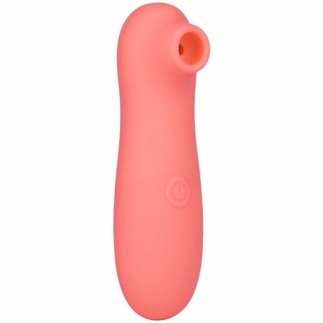 Kiss Peach Silicone 10 Function Rechargeable Clitoral Stimulator Clitoral Suction Vibrators