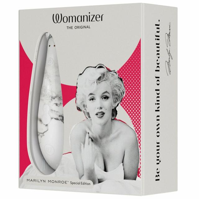 Marilyn Monroe White Marble 10 Function Clitoral Stimulator Clitoral Suction Vibrators