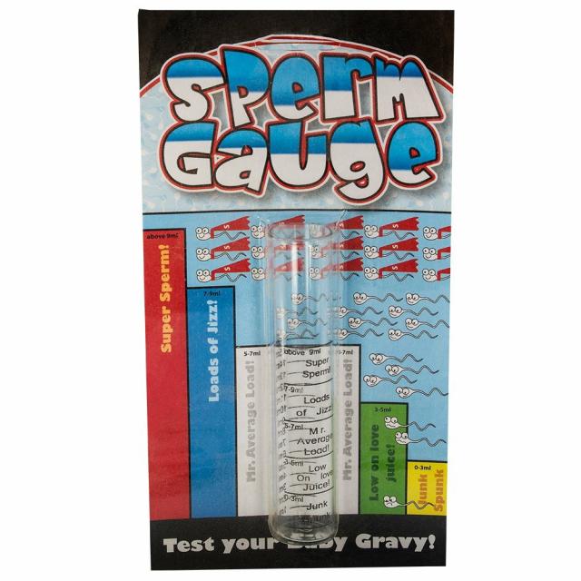 Measure Your Sperm Gauge Adult Gifts & Games