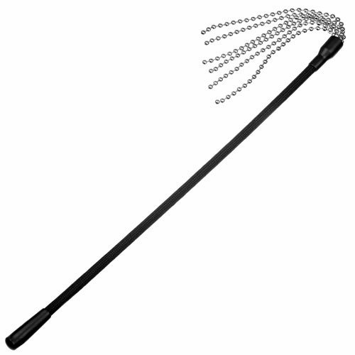 Metal Beads Crop Flogger – 20 Inch Bondage & Fetish