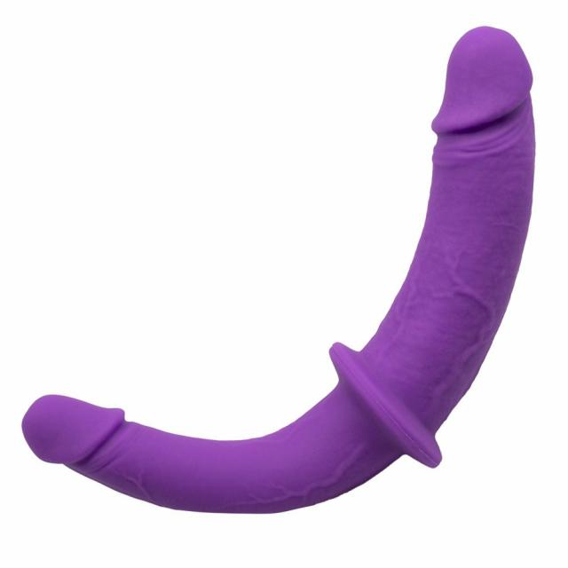 Orgasm-A-Rang Lilac Silicone Double Ended Dildo – 12 Inch Dildos