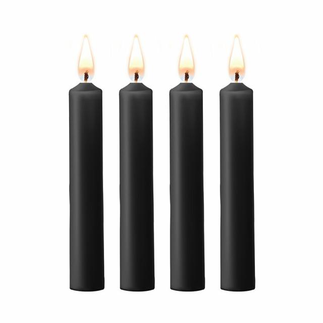 Ouch! Teasing Black 4 Pack Bondage Candles – Medium Or Large Bondage & Fetish