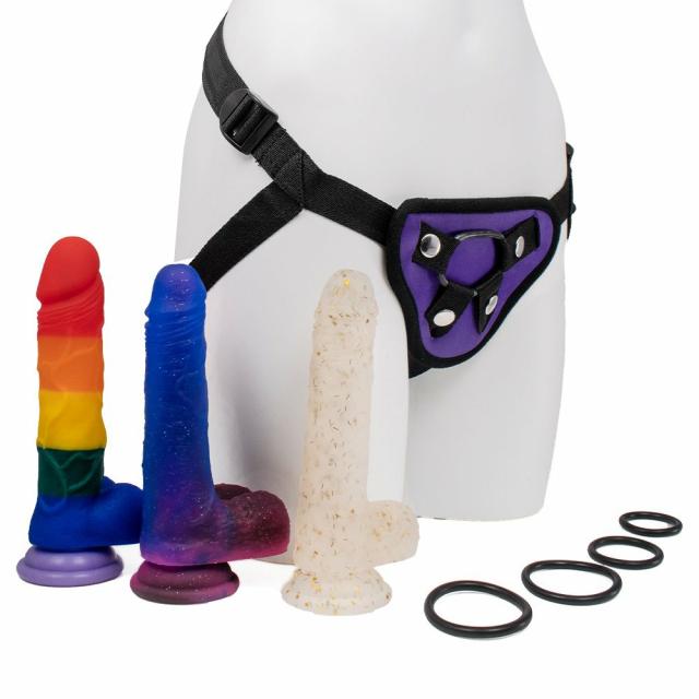 Out Of This World 4 Piece Strap-On Bundle Anal Toys