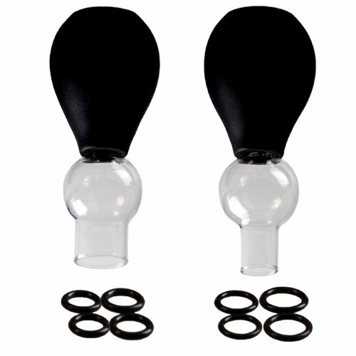 Perk Up Glass O-Ring Nipple Sucker Set Nipple Toys & Clit Toys