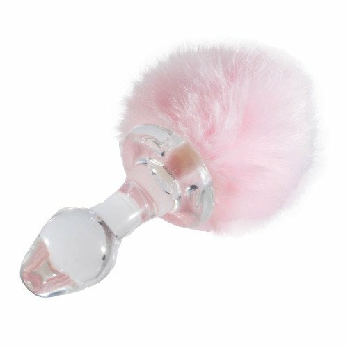 Pink Bunny Glass Butt Plug Butt Plugs