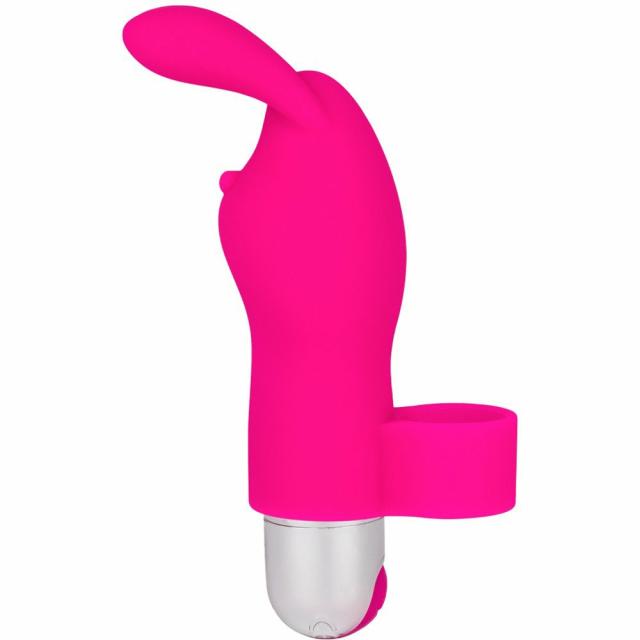 Pink Rabbit 10 Function Rechargeable Finger Vibrator Rabbit Vibrators