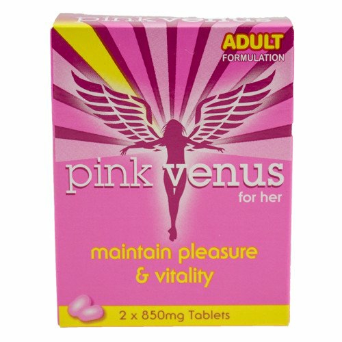 Pink Venus Libido Enhancing Pills – 2 Capsules Female Sex Aids