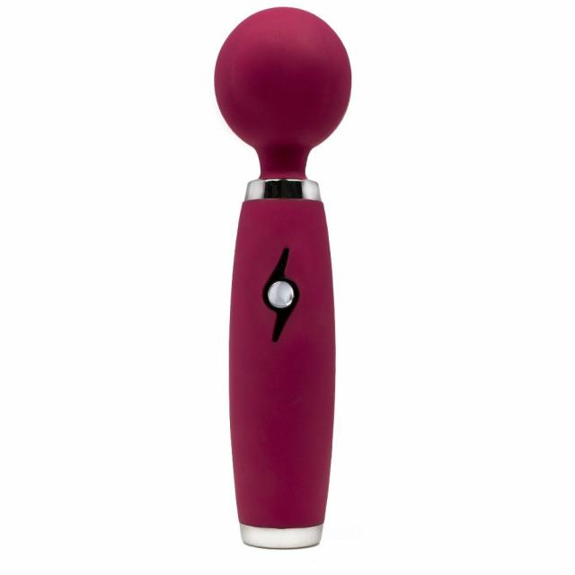 Power Play Burgundy 8 Function Rechargeable Wand Vibrator Massage Wand Vibrators