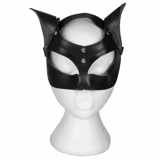 Pretty Pussy Faux Leather Cat Mask Blindfolds, Hoods & Masks