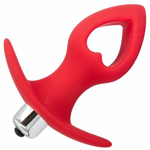 Red 10 Function Heart Vibrating Butt Plug – 3.5 Inch Anal Toys