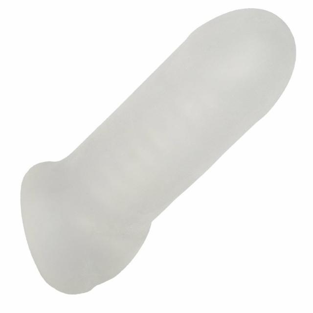 Ribbed Subtle Cock Extension Sleeve With Ball Strap Cock Sleeves