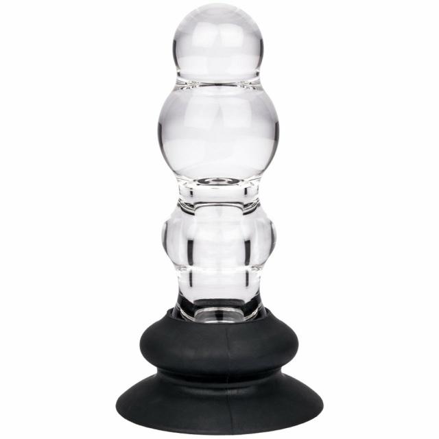 Ripple Rim Acrylic Butt Plug – 5 Inch Anal Toys